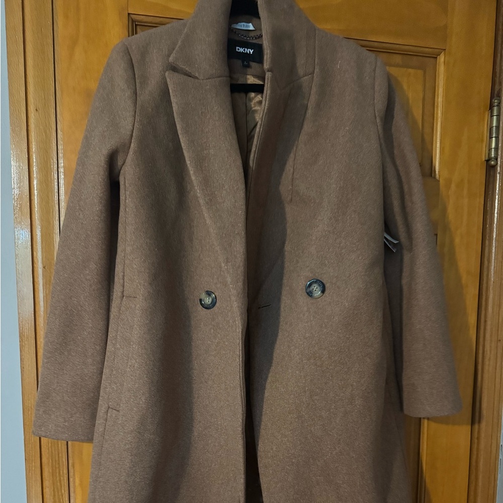 DKNY Classic Tan Trench Coat